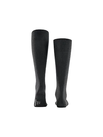 BURLINGTON | Chaussettes hautes pour homme LEEDS 40-46 sun | grau